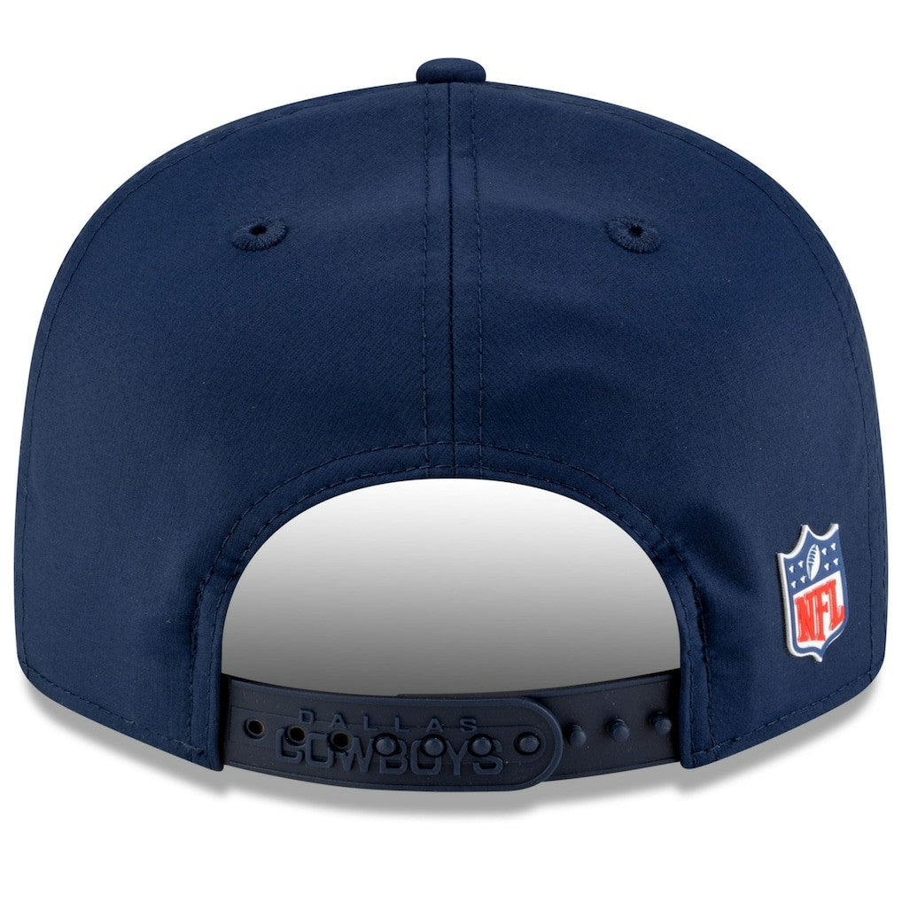 Dallas Cowboys New Era 2025 Sideline Split Panel 9FIFTY Snapback Hat - Navy outlet