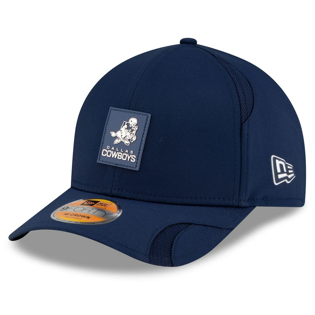 Dallas Cowboys New Era 2025 Sideline Throwback M-Crown 9FORTY Adjustable Hat - Navy outlet
