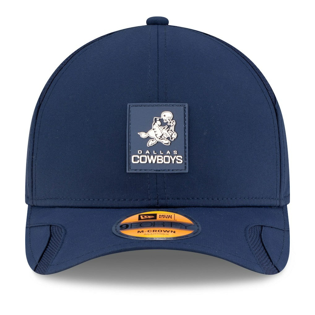 Dallas Cowboys New Era 2025 Sideline Throwback M-Crown 9FORTY Adjustable Hat - Navy outlet