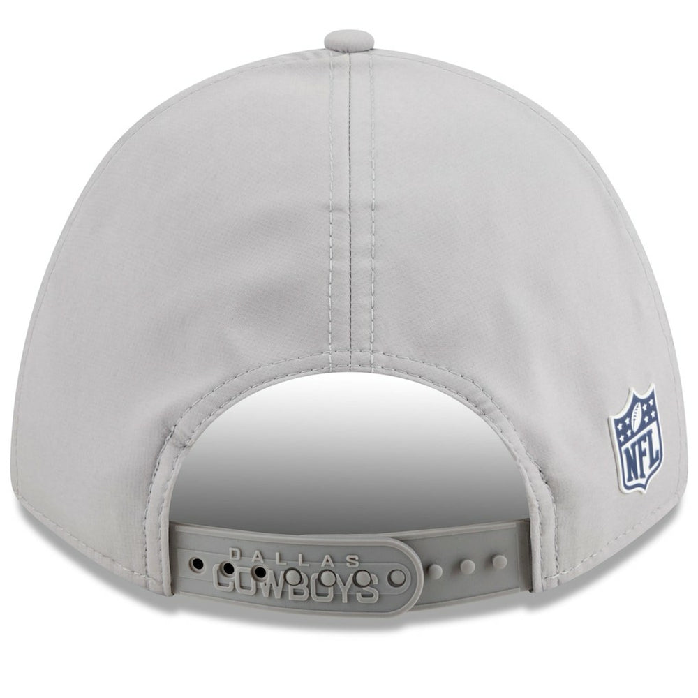 Dallas Cowboys New Era 2025 Sideline M-Crown 9FORTY Adjustable Hat - Gray for sale