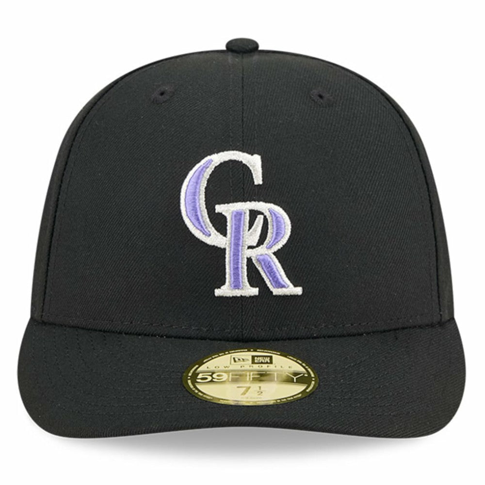 Colorado Rockies Baseball Hall of Fame 59FIFTY Low Profile Fitted Hat - Black | New Era