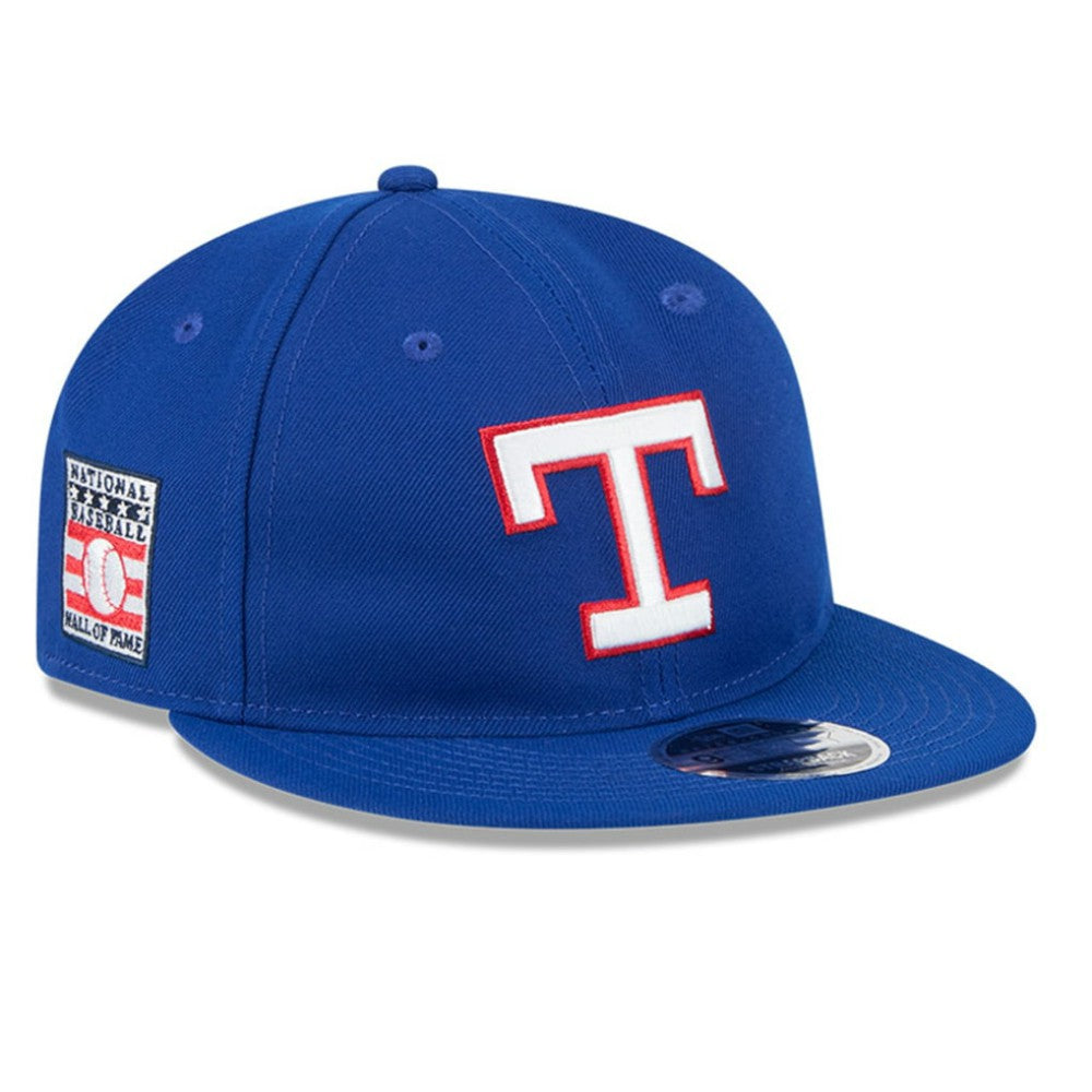 Texas Rangers Baseball Hall of Fame Retro Crown 9FIFTY Adjustable Hat - Royal | New Era