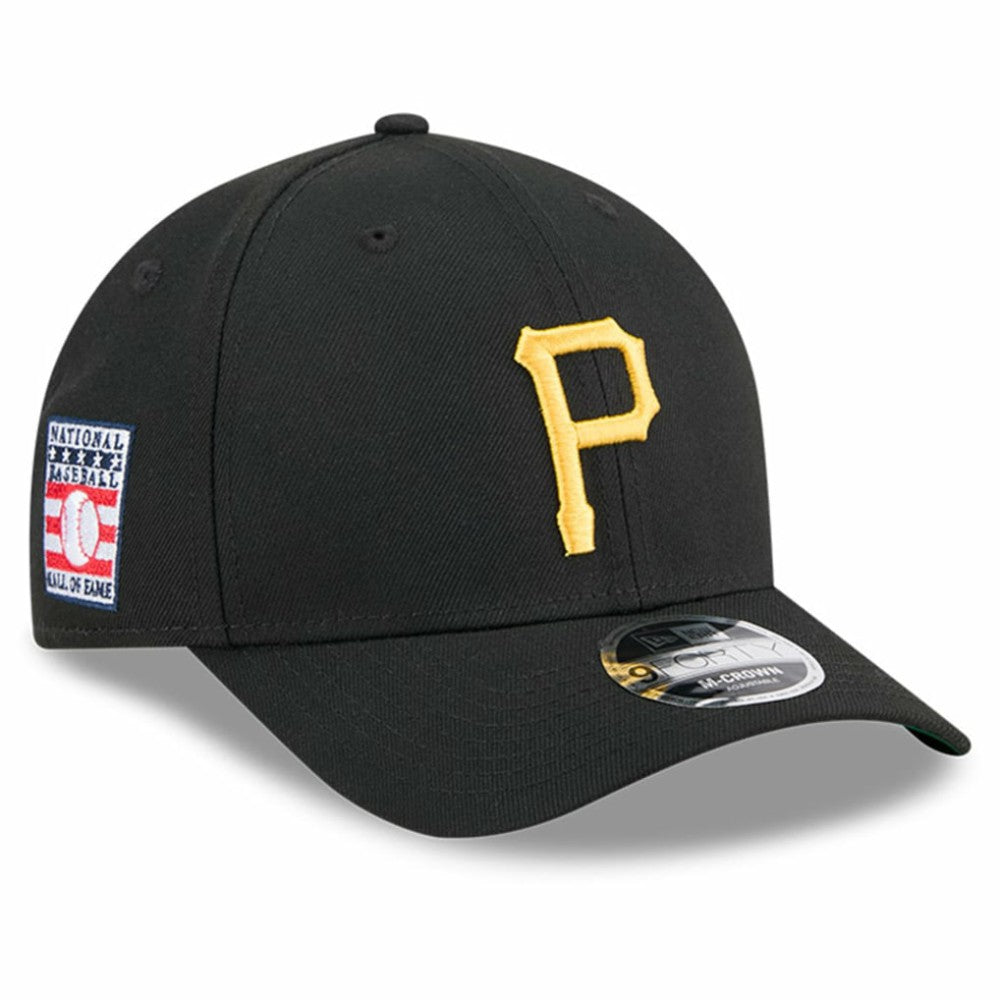Pittsburgh Pirates Baseball Hall of Fame 9FORTY M-Crown Adjustable Hat - Black | New Era