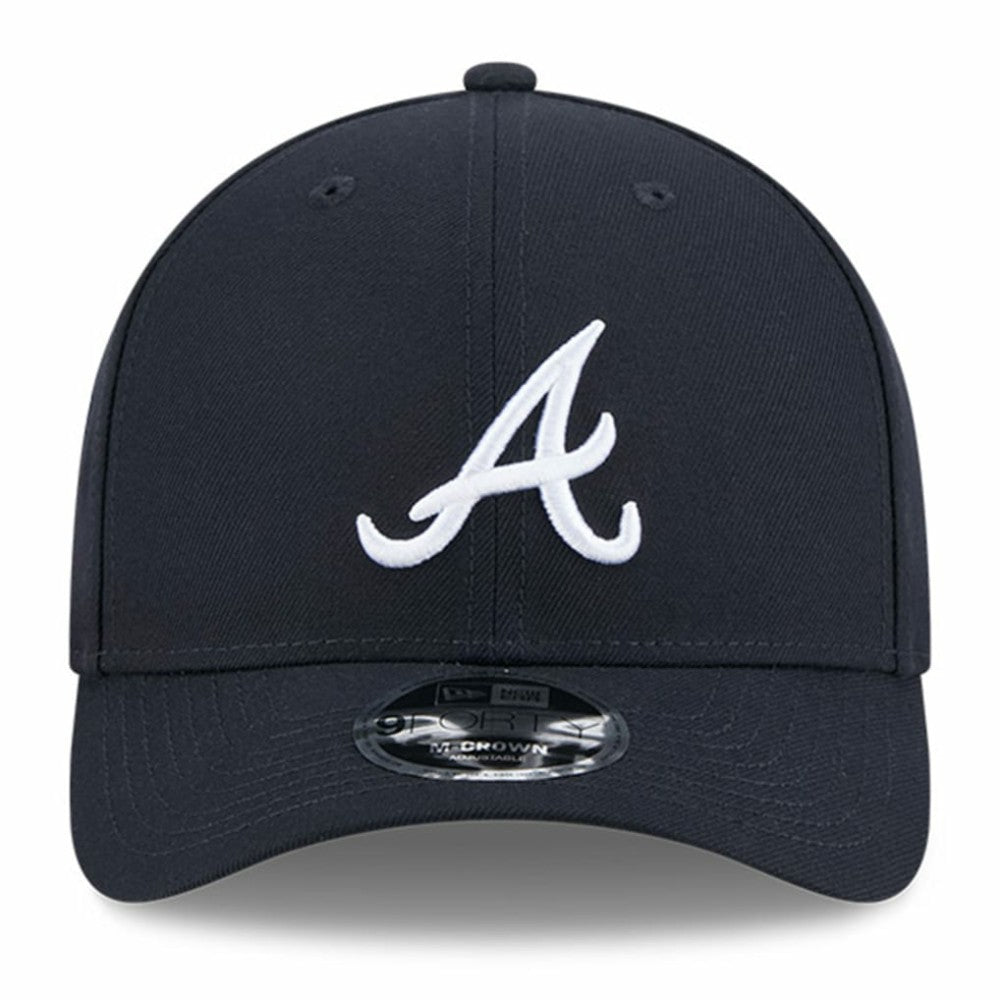 Atlanta Braves Baseball Hall of Fame 9FORTY M-Crown Adjustable Hat - Navy | New Era