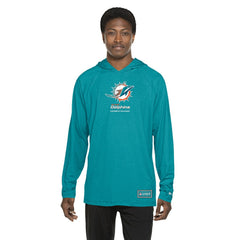 Miami Dolphins New Era Functional Fandom Hoodie - Aqua discount