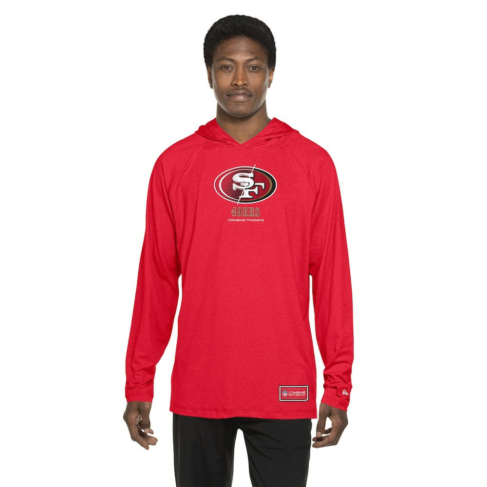 San Francisco 49ers New Era Functional Fandom Hoodie - Scarlet on sale