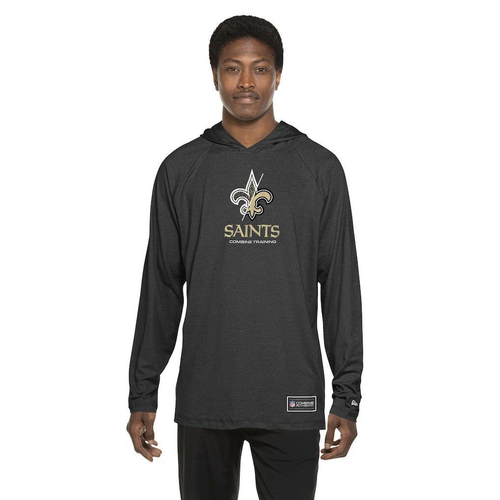 New Orleans Saints New Era Functional Fandom Hoodie - Black discount