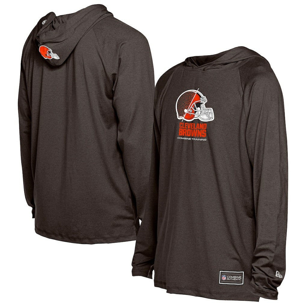 Cleveland Browns New Era Functional Fandom Hoodie - Brown for sale