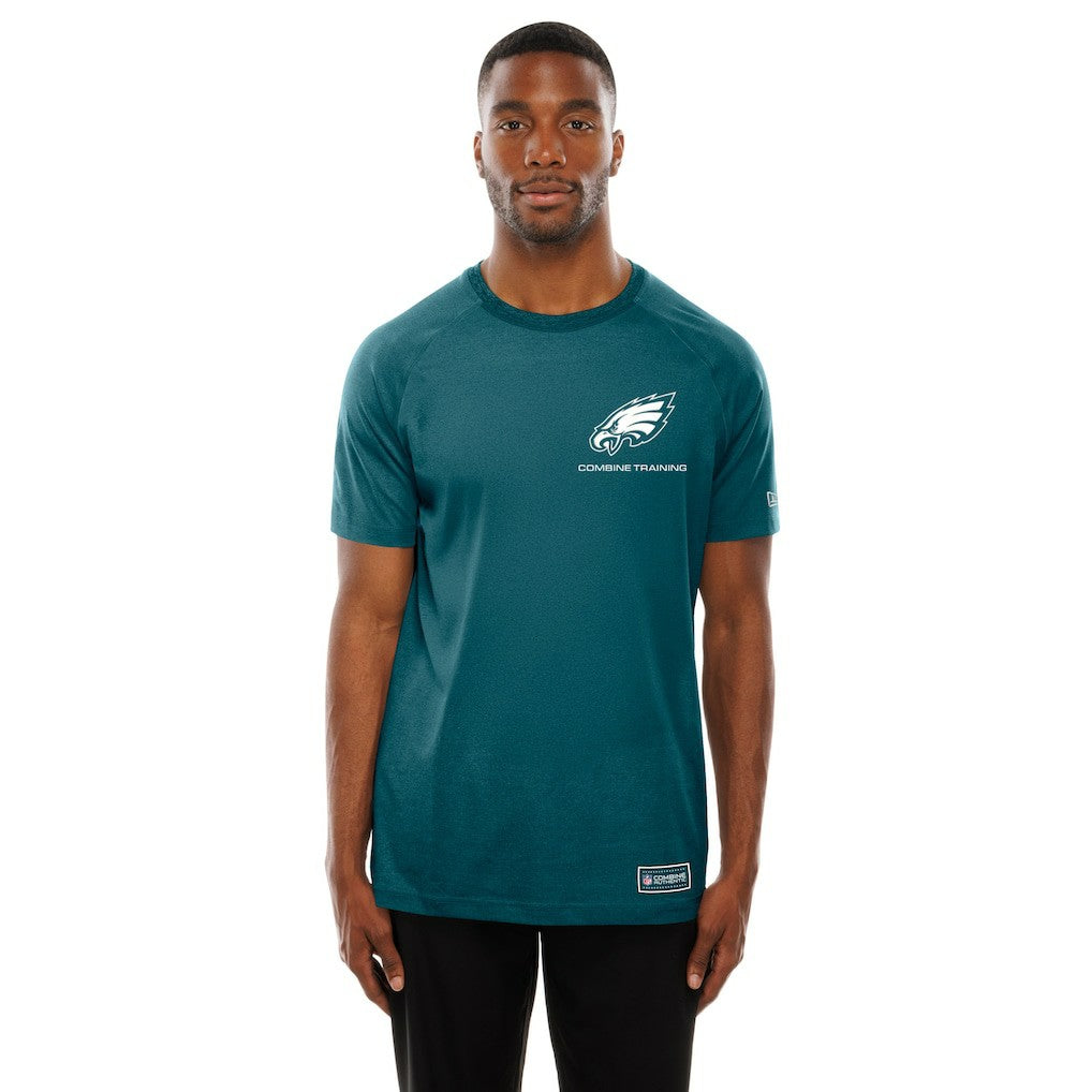 Philadelphia Eagles New Era Functional Fandom Reflective T-Shirt - Midnight Green outlet