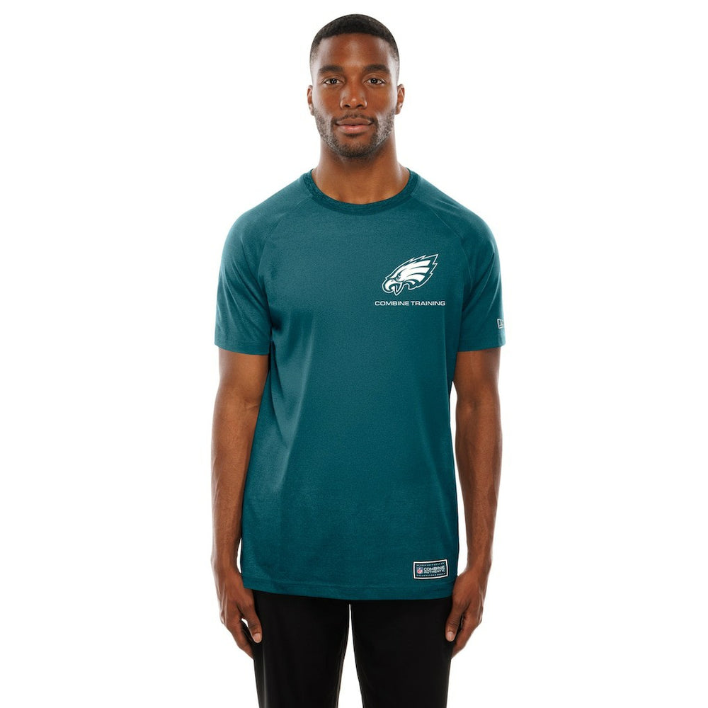 Philadelphia Eagles New Era Functional Fandom Reflective T-Shirt - Midnight Green outlet