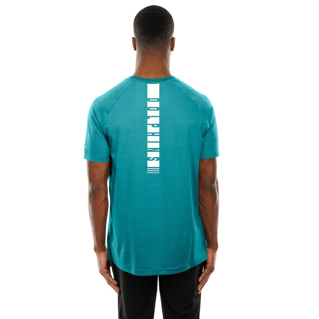 Miami Dolphins New Era Functional Fandom Reflective T-Shirt - Aqua cheap