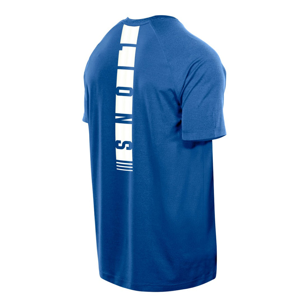 Detroit Lions New Era Functional Fandom Reflective T-Shirt - Blue cheap