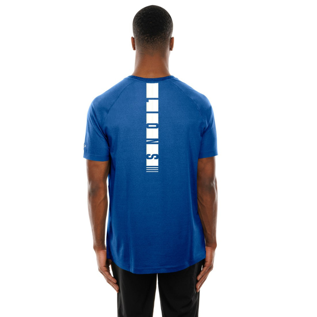 Detroit Lions New Era Functional Fandom Reflective T-Shirt - Blue cheap