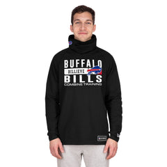 Buffalo Bills New Era Functional Fandom Balaclava Helmet Stripe Tri-Blend Hoodie - Black for sale