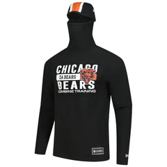 Chicago Bears New Era Functional Fandom Balaclava Helmet Stripe Tri-Blend Hoodie - Black for sale