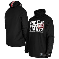 New York Giants New Era Functional Fandom Balaclava Helmet Stripe Tri-Blend Hoodie - Black cheap