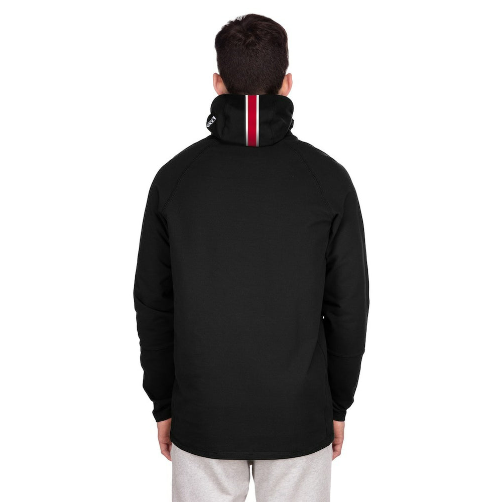 New York Giants New Era Functional Fandom Balaclava Helmet Stripe Tri-Blend Hoodie - Black cheap
