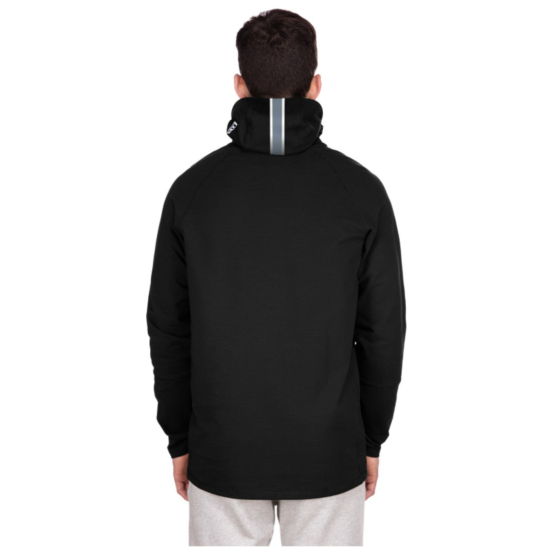 Detroit Lions New Era Functional Fandom Balaclava Helmet Stripe Tri-Blend Hoodie - Black for sale