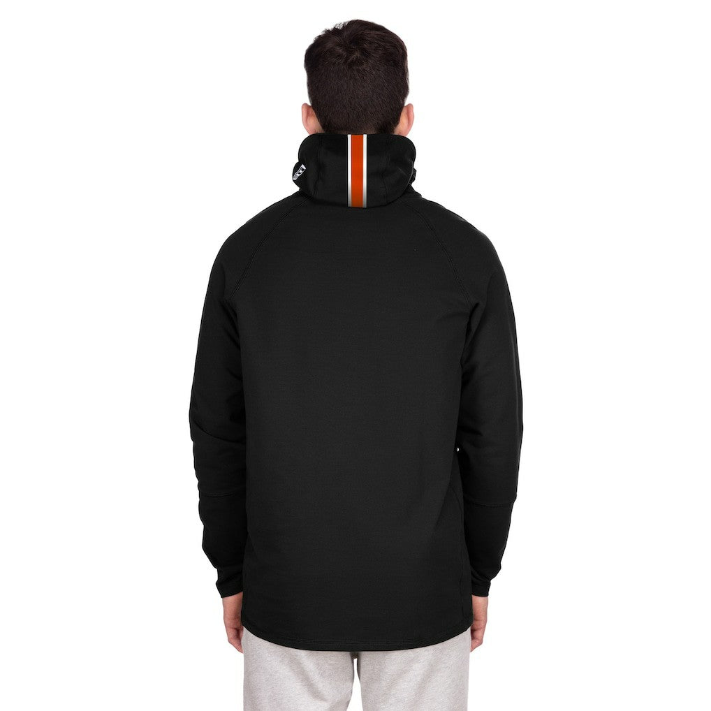 Denver Broncos New Era Functional Fandom Balaclava Helmet Stripe Tri-Blend Hoodie - Black discount