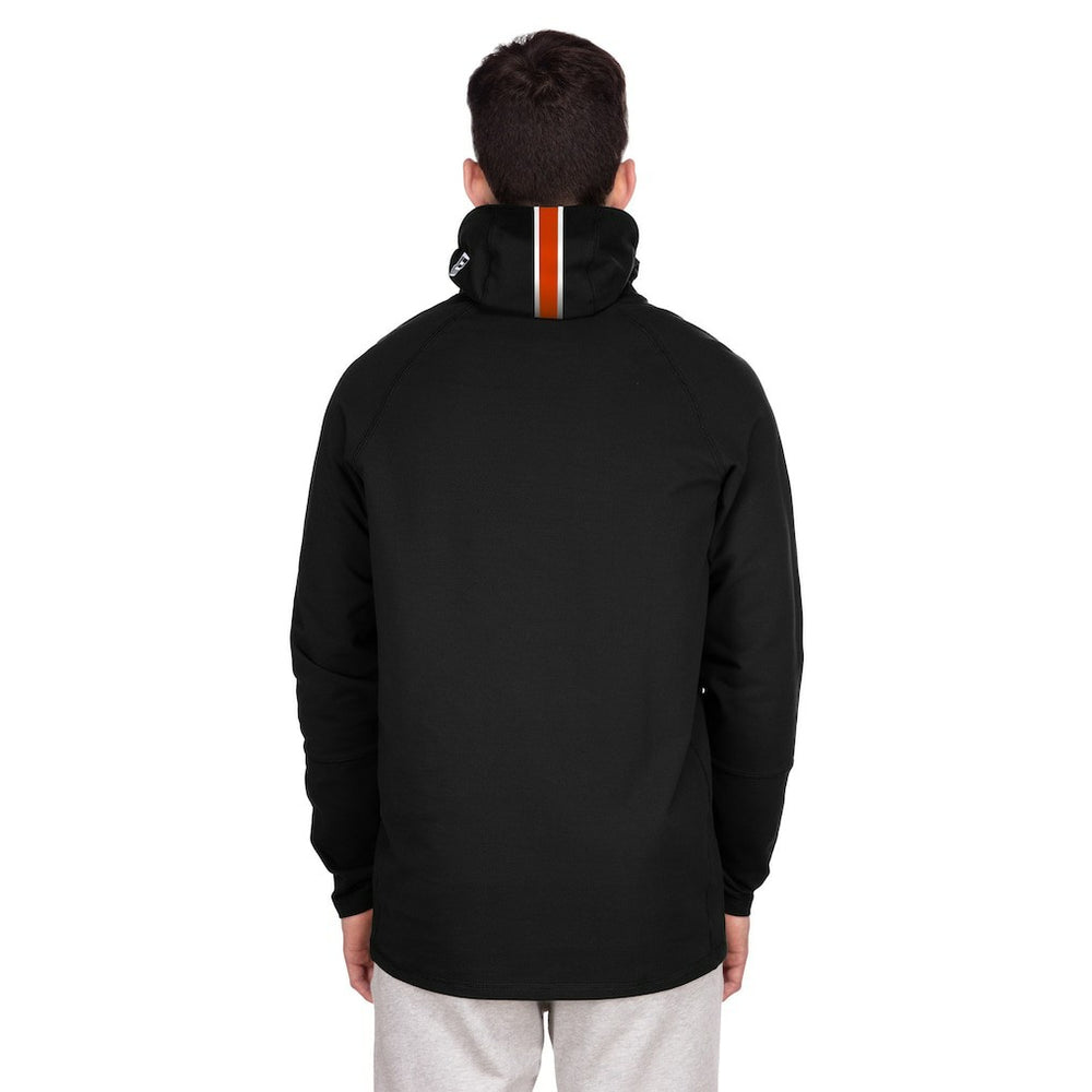 Denver Broncos New Era Functional Fandom Balaclava Helmet Stripe Tri-Blend Hoodie - Black discount