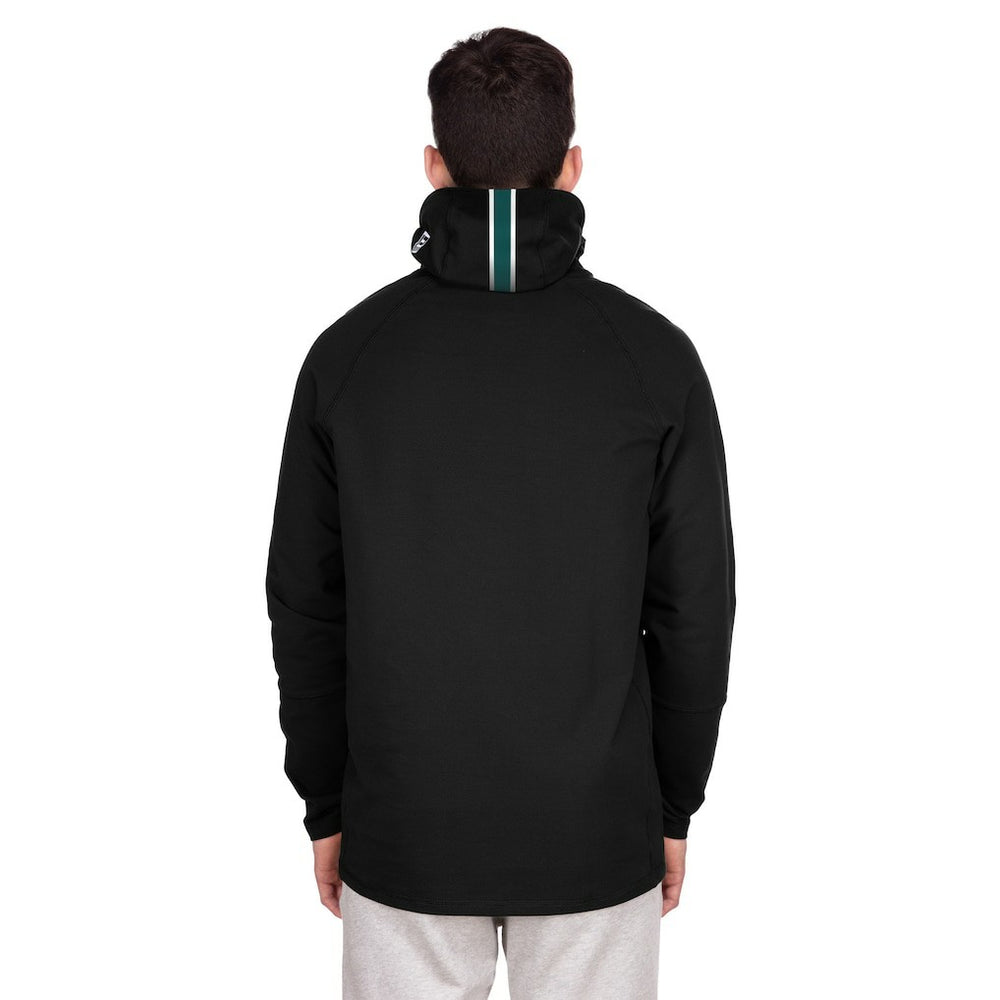 Philadelphia Eagles New Era Functional Fandom Balaclava Helmet Stripe Tri-Blend Hoodie - Black for sale