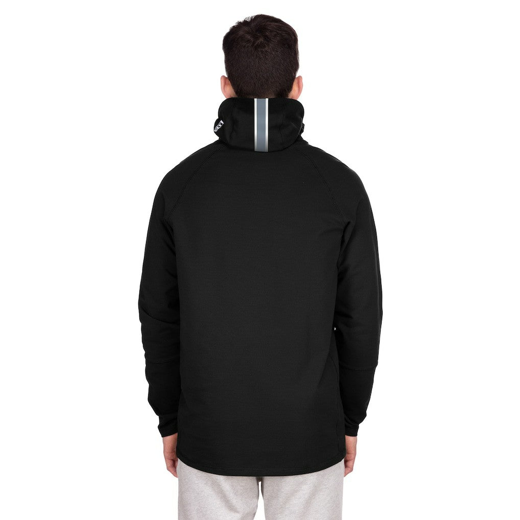 Las Vegas Raiders New Era Functional Fandom Balaclava Helmet Stripe Tri-Blend Hoodie - Black discount