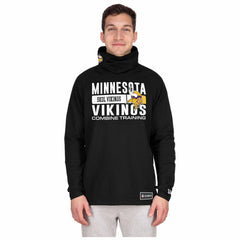 Minnesota Vikings New Era Functional Fandom Balaclava Helmet Stripe Tri-Blend Hoodie - Black for sale