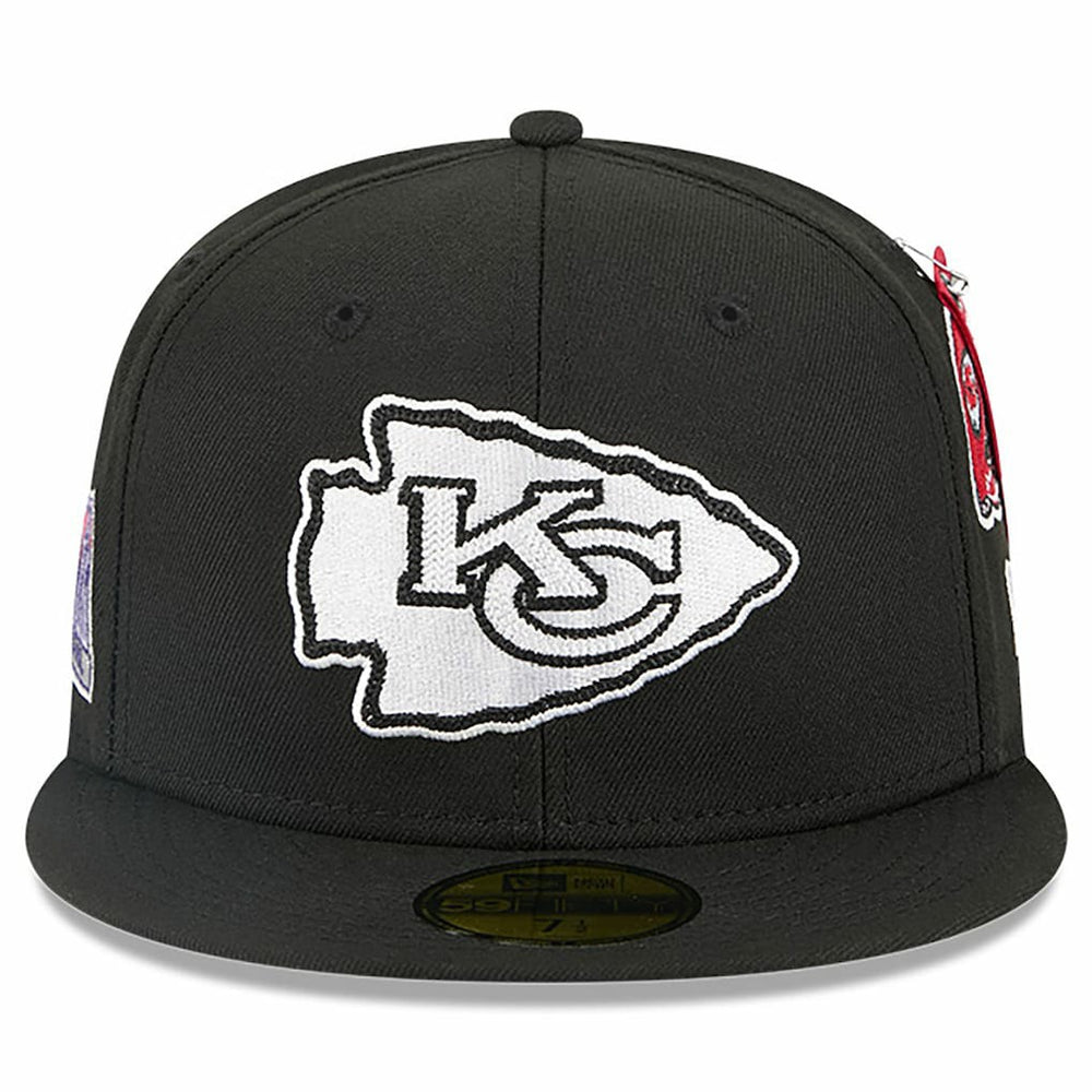 Kansas City Chiefs New Era x Alpha Industries 59FIFTY Fitted Hat - Black on sale