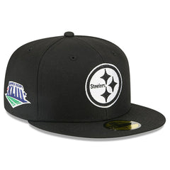 Pittsburgh Steelers New Era x Alpha Industries 59FIFTY Fitted Hat - Black on sale