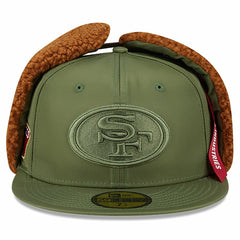 San Francisco 49ers New Era x Alpha Industries Dog Ears 59FIFTY Fitted Hat - Olive outlet