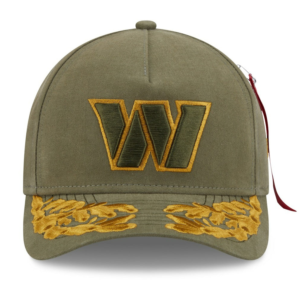 Washington Commanders New Era x Alpha Industries A-Frame 9FORTY Adjustable Hat - Olive online