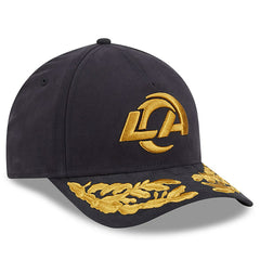 Los Angeles Rams New Era x Alpha Industries A-Frame 9FORTY Adjustable Hat - Black on sale