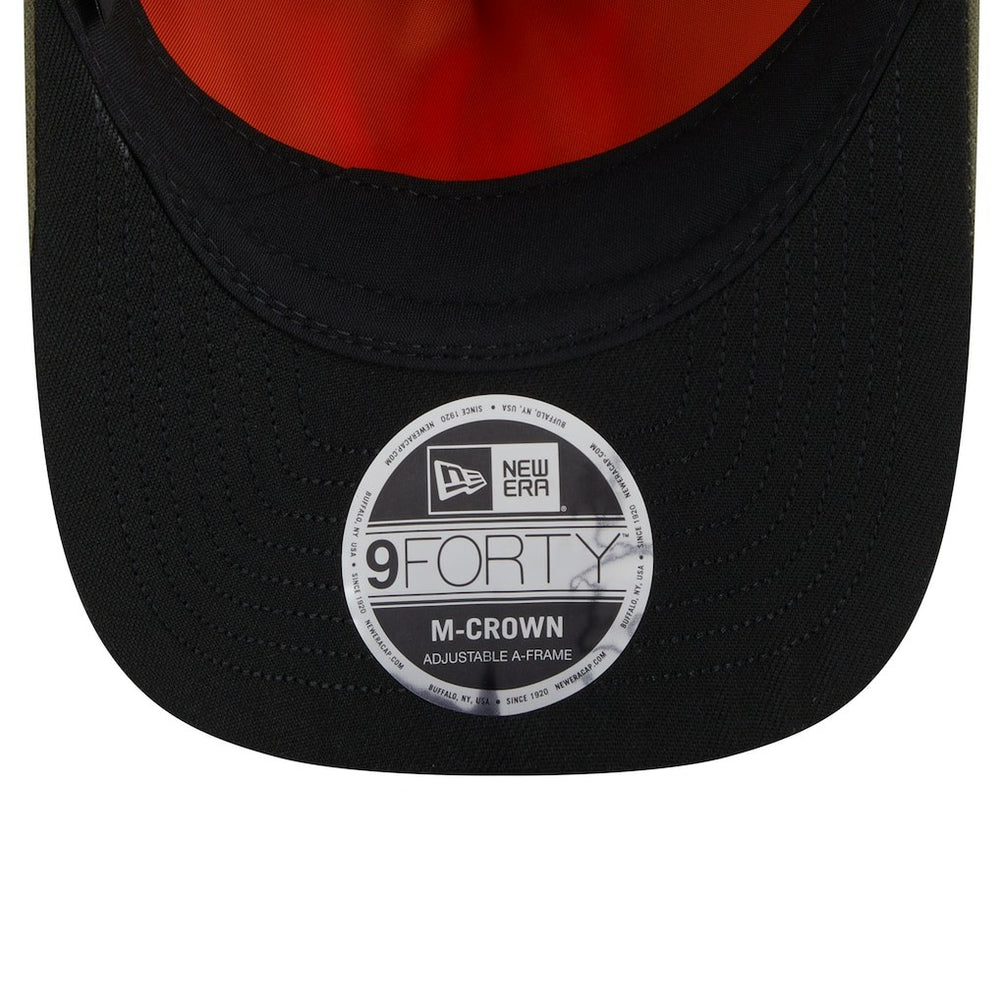 Los Angeles Rams New Era x Alpha Industries A-Frame 9FORTY Adjustable Hat - Olive for sale