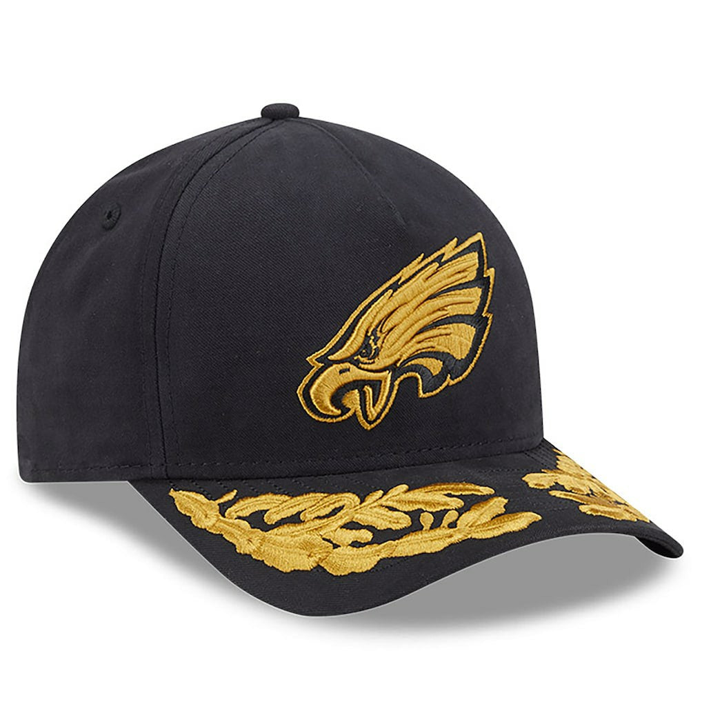 Philadelphia Eagles New Era x Alpha Industries A-Frame 9FORTY Adjustable Hat - Black for sale