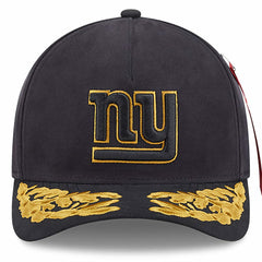 New York Giants New Era x Alpha Industries A-Frame 9FORTY Adjustable Hat - Black outlet