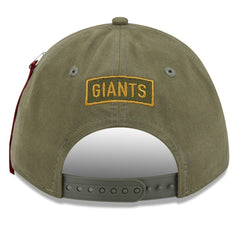 New York Giants New Era x Alpha Industries A-Frame 9FORTY Adjustable Hat - Olive online