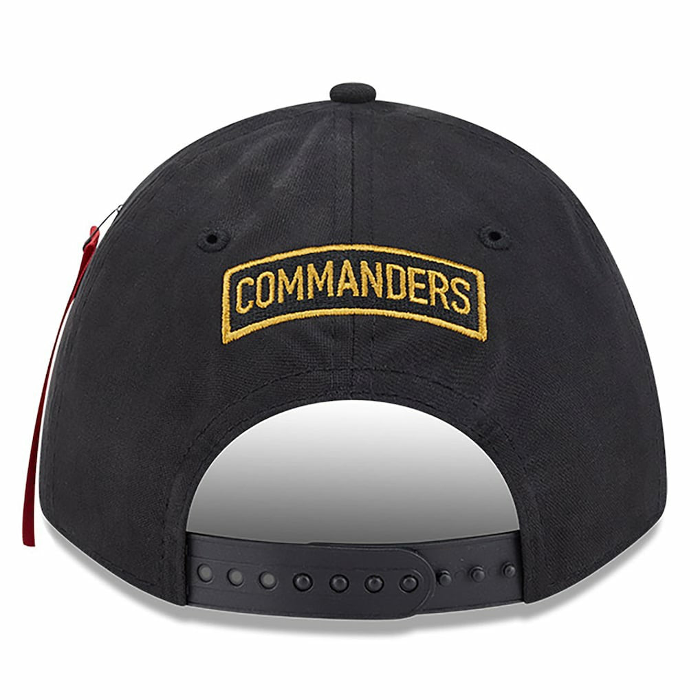 Washington Commanders New Era x Alpha Industries A-Frame 9FORTY Adjustable Hat - Black online