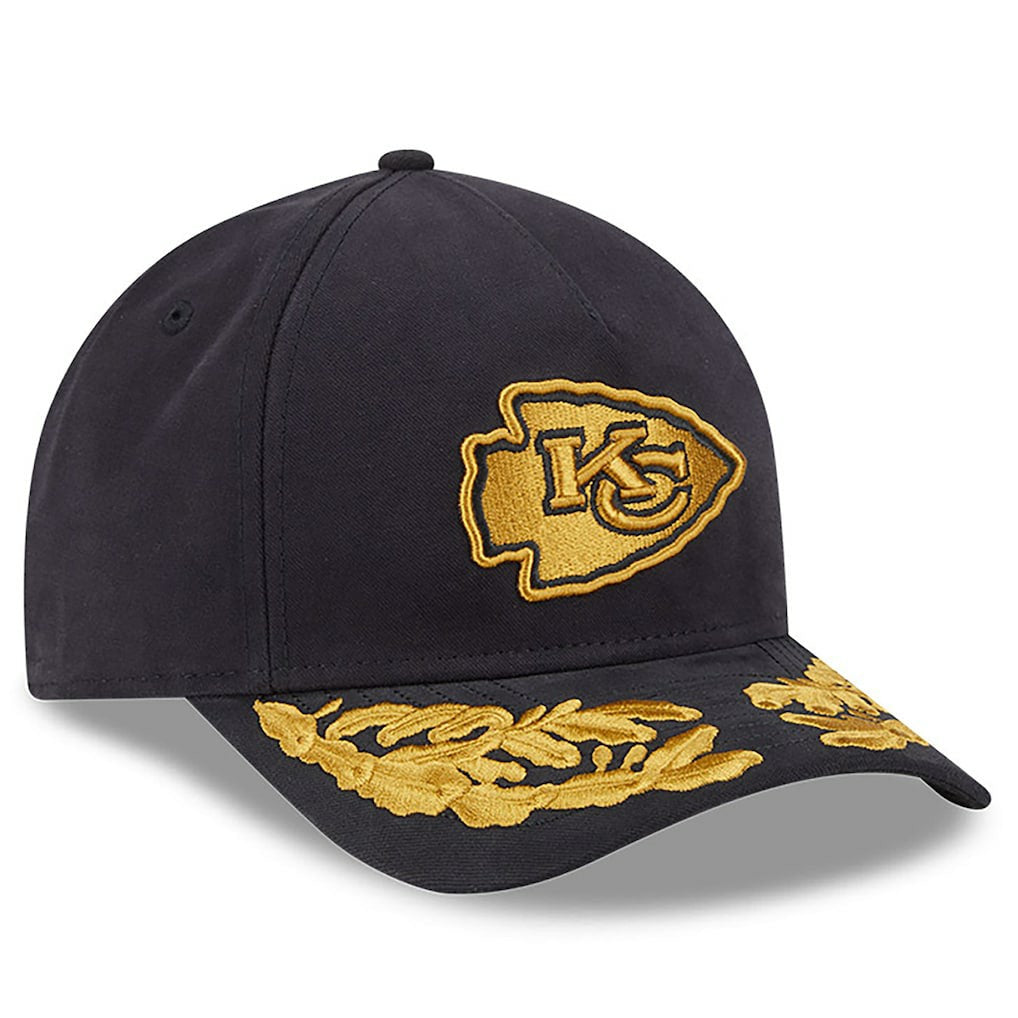 Kansas City Chiefs New Era x Alpha Industries A-Frame 9FORTY Adjustable Hat - Black discount