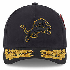 Detroit Lions New Era x Alpha Industries A-Frame 9FORTY Adjustable Hat - Black for sale