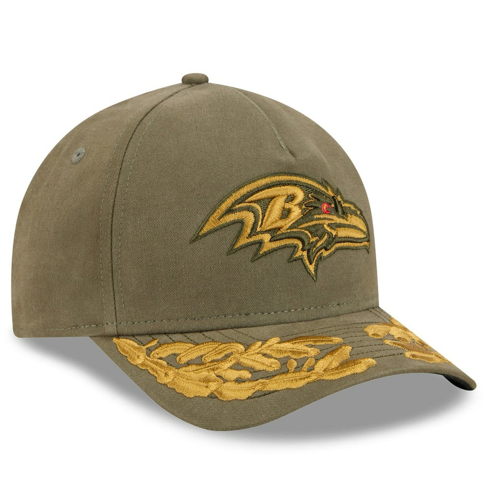 Baltimore Ravens New Era x Alpha Industries A-Frame 9FORTY Adjustable Hat - Olive discount