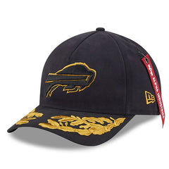 Buffalo Bills New Era x Alpha Industries A-Frame 9FORTY Adjustable Hat - Black cheap