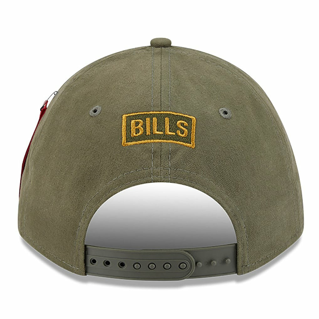 Buffalo Bills New Era x Alpha Industries A-Frame 9FORTY Adjustable Hat - Olive sale