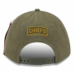 Kansas City Chiefs New Era x Alpha Industries A-Frame 9FORTY Adjustable Hat - Olive cheap