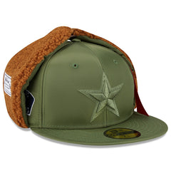 Dallas Cowboys New Era x Alpha Industries Dog Ears 59FIFTY Fitted Hat - Olive discount