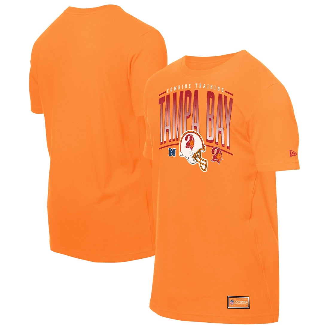 Tampa Bay Buccaneers New Era Combine Authentic Training Throwback T-Shirt - Orange cheap