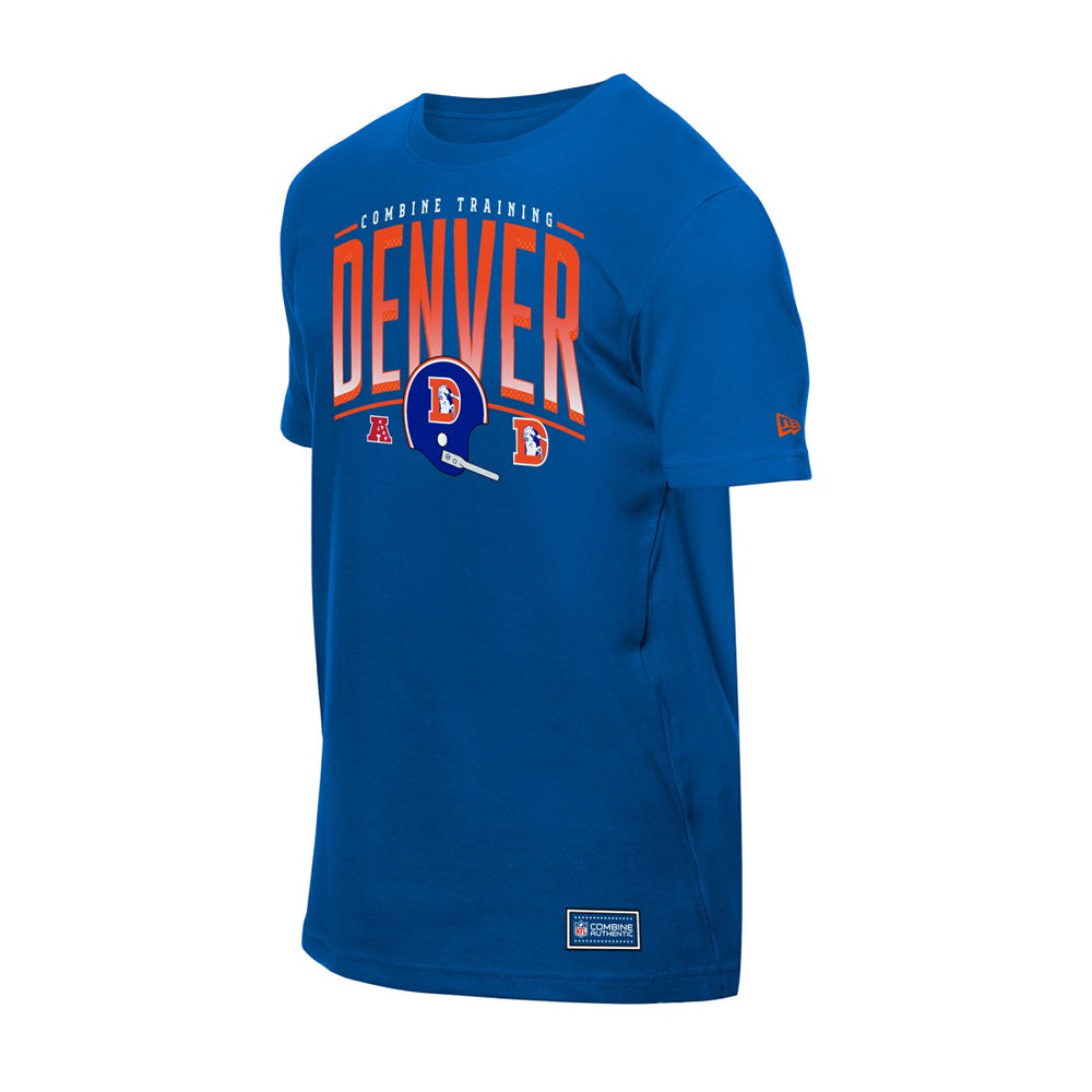 Denver Broncos New Era Combine Authentic Training Throwback T-Shirt - Royal sale