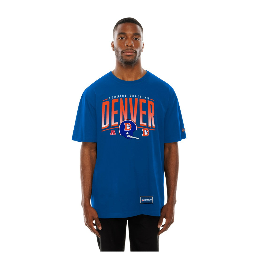 Denver Broncos New Era Combine Authentic Training Throwback T-Shirt - Royal sale