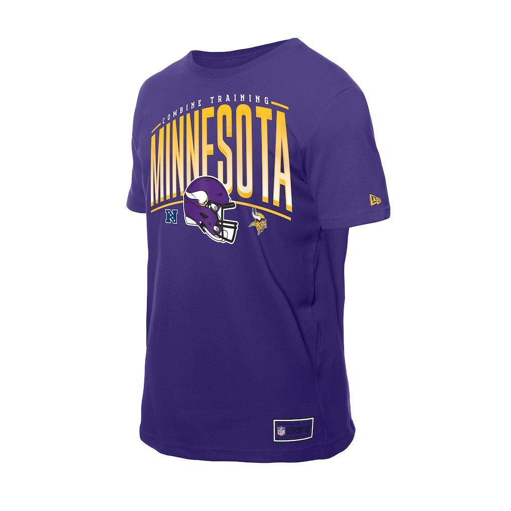 Minnesota Vikings New Era Combine Authentic Training Throwback T-Shirt - Purple cheap