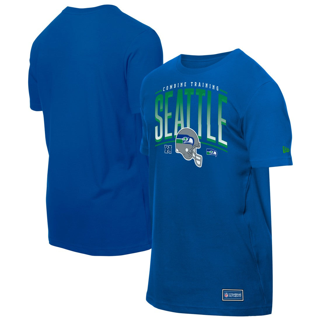 Seattle Seahawks New Era Combine Authentic Training Throwback T-Shirt - College Navy cheap