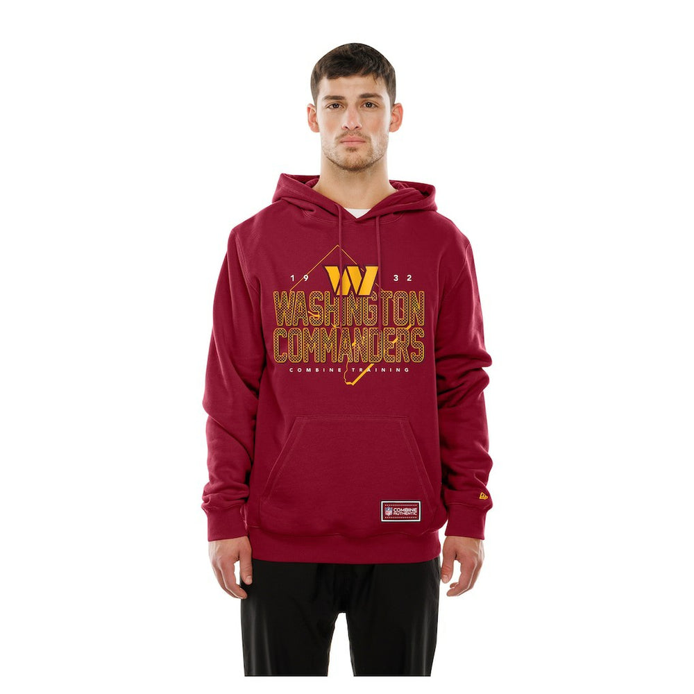 Washington Commanders New Era Combine Authentic Local State Throwback Hoodie - Burgundy for sale